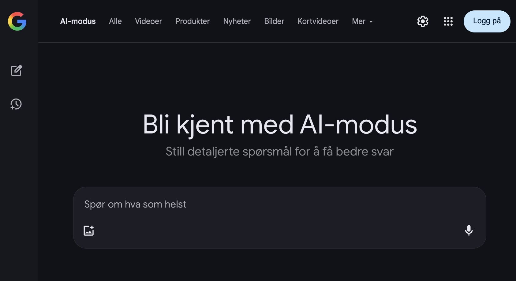Google AI Mode i Norge